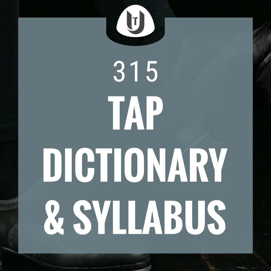 315 Tap Dance Dictionary and Syllabus product graphic