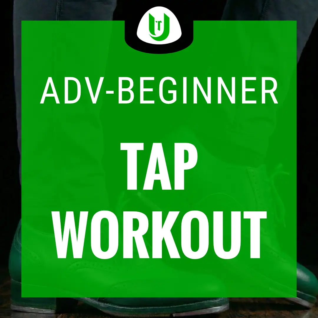 Advanced-beginner tap dance workout product cover