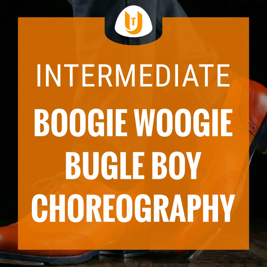Boogie Woogie Bugle Boy intermediate tap dance choreography product graphic