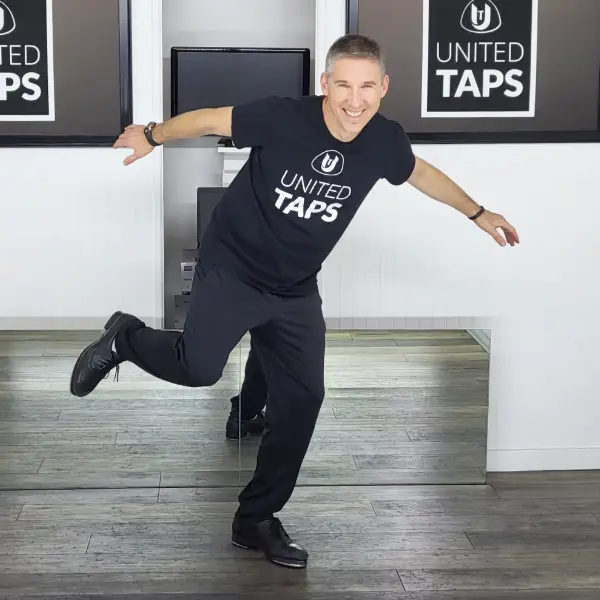 Rod Howell teaching a tap dance step
