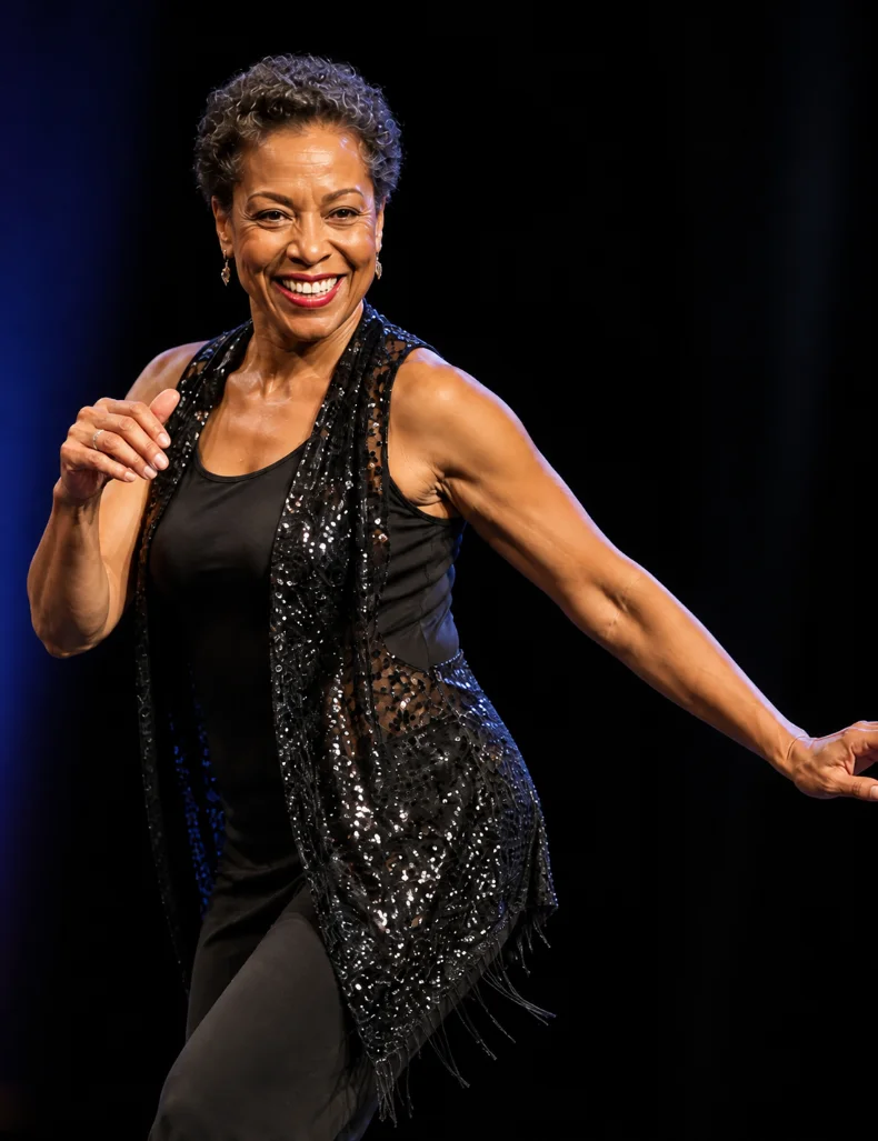 Happy woman tap dancing - int-advanced tap dance videos