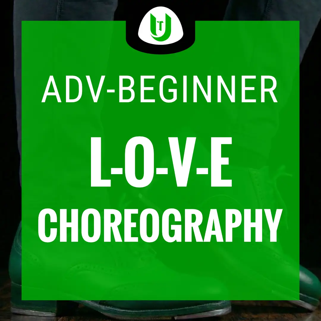 L-O-V-E advanced beginner tap dance choreography product graphic