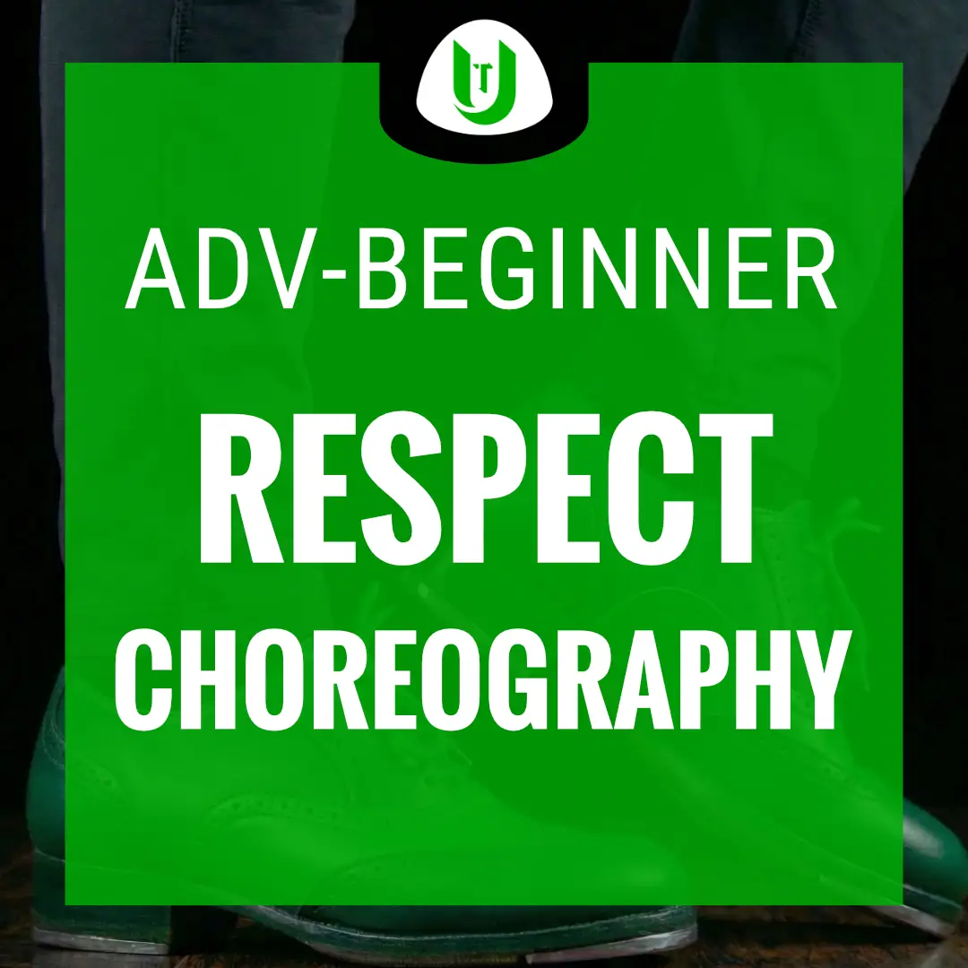 Respect advanced beginner tap dance choreography product graphic