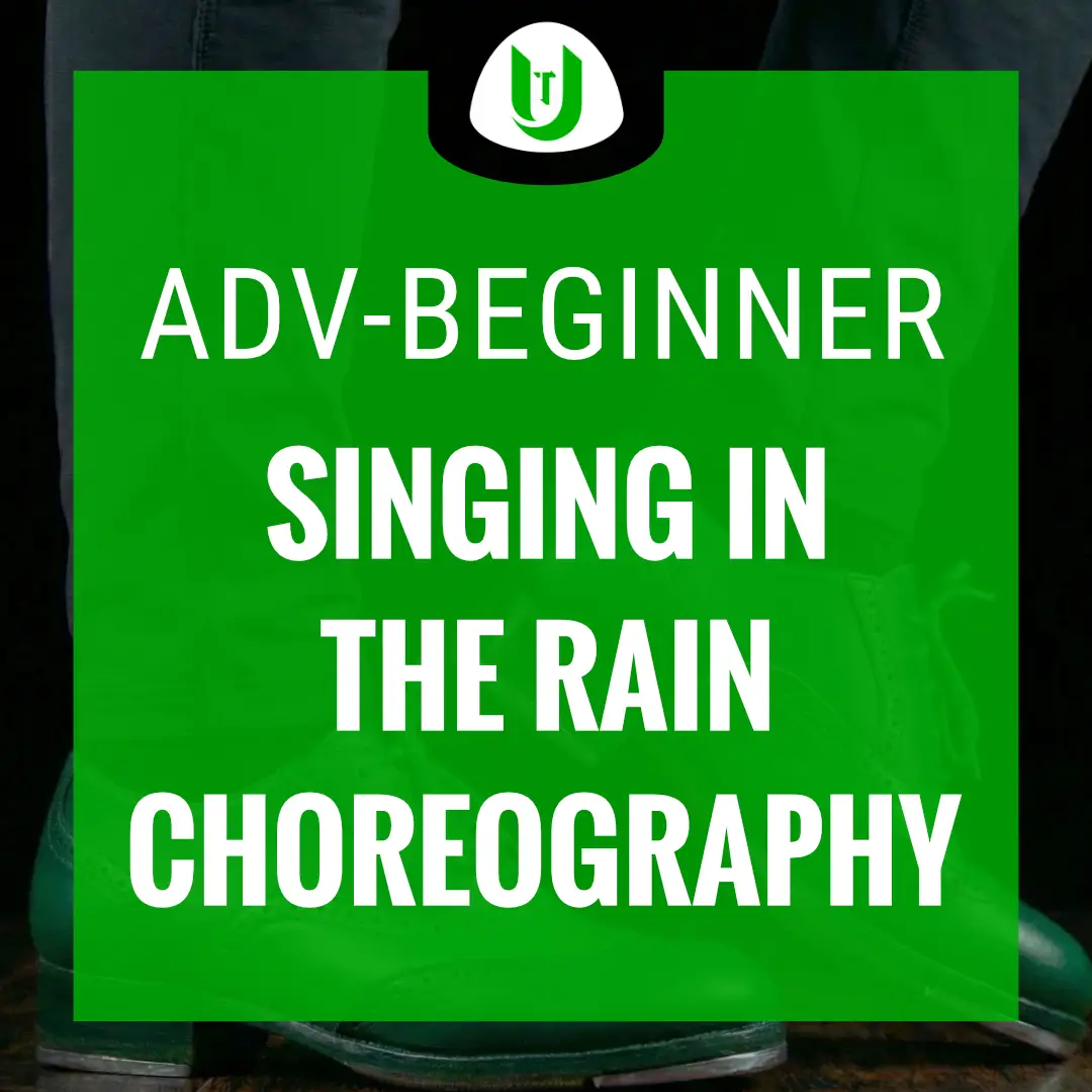Singing in the Rain advanced-beginner tap dance choreography product graphic