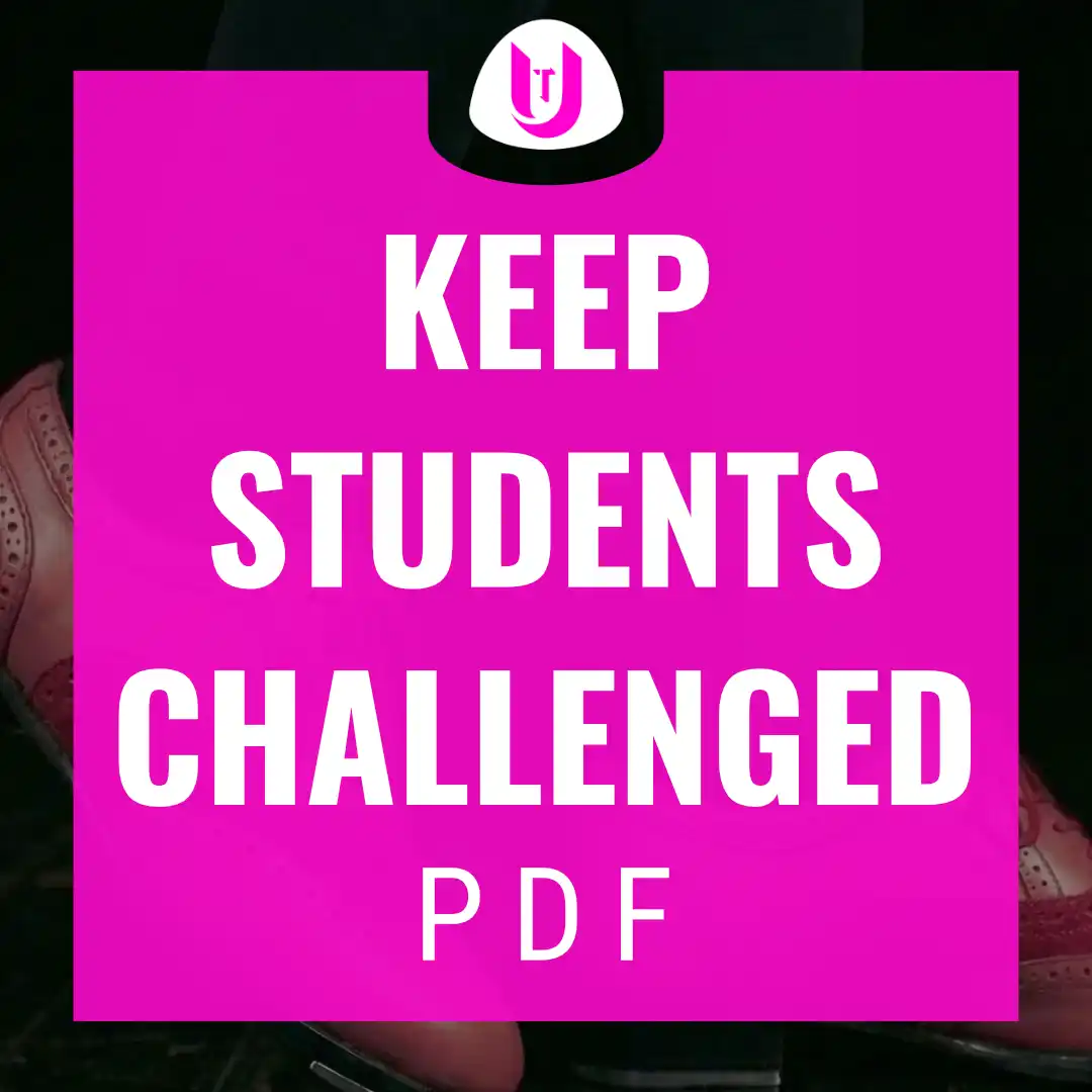 9 Strategies to Keep Students Challenged PDF cover